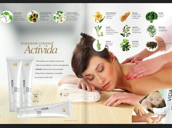 UP! Creme massageador Activida-Multi Ervas